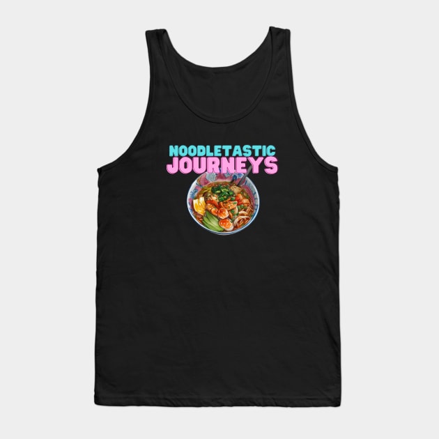 Ramen Journey Japan Japanese Soup Vintage Tank Top by Flowering Away